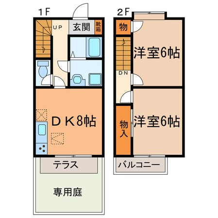 ルピナス穴橋の物件間取画像